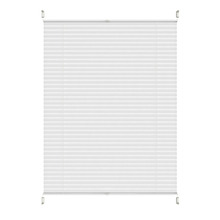 Plisségardin Touch Up & Down Vit 130 x 130 cm